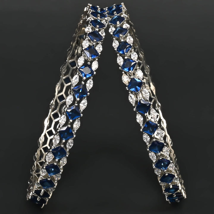 CZ Sapphire Bangles