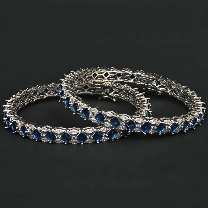 CZ Sapphire Bangles