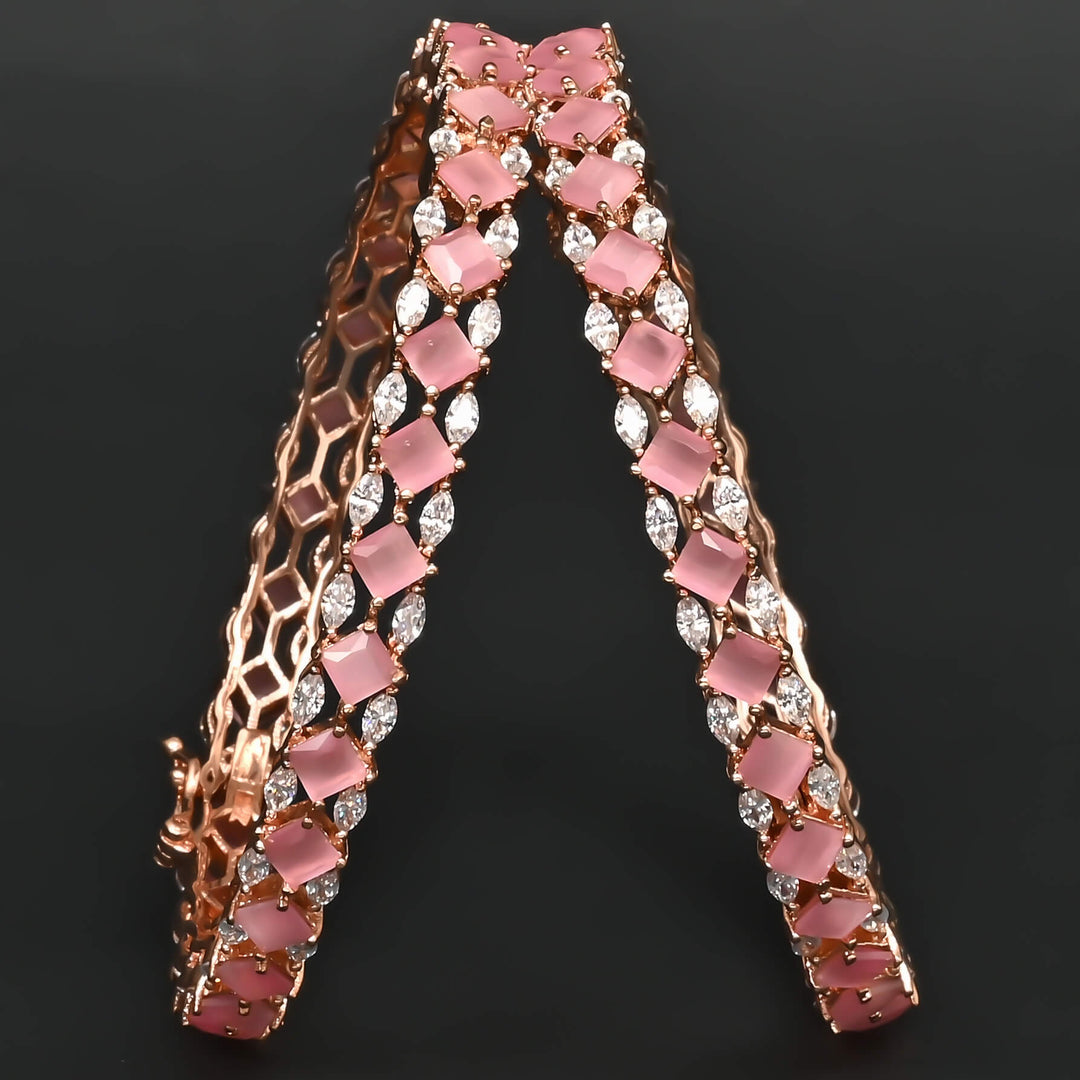 CZ Rose Gold bangles