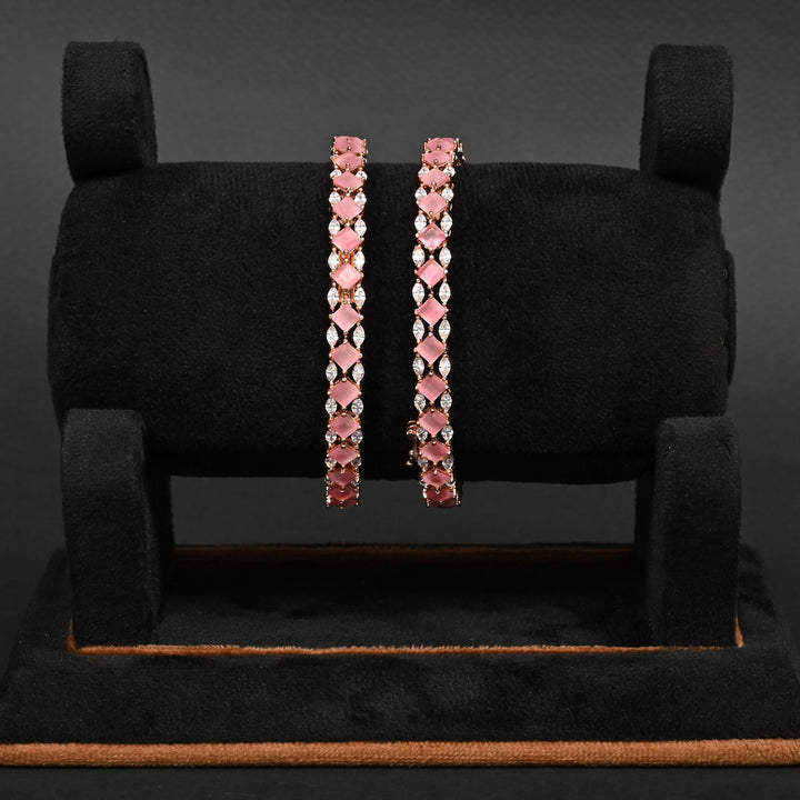 CZ Rose Gold bangles