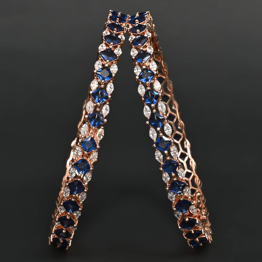 CZ Sapphire Bangles