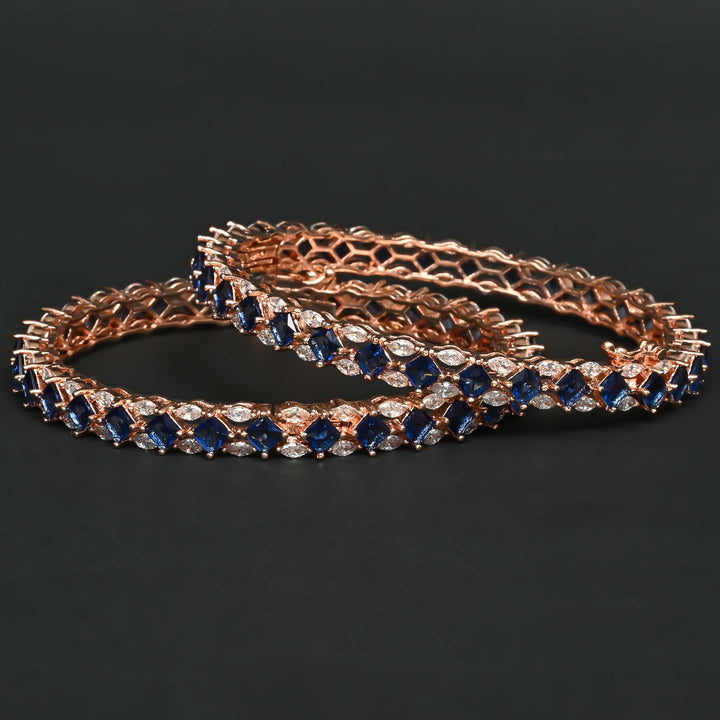 CZ Sapphire Bangles