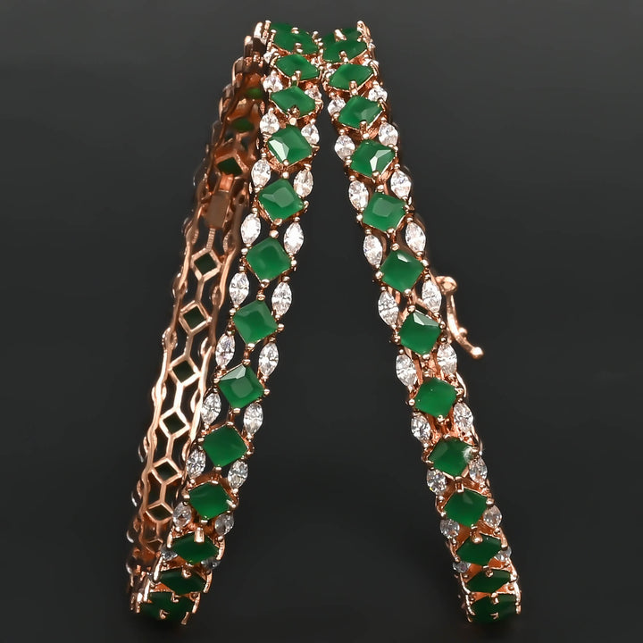 CZ Emerald Bangles
