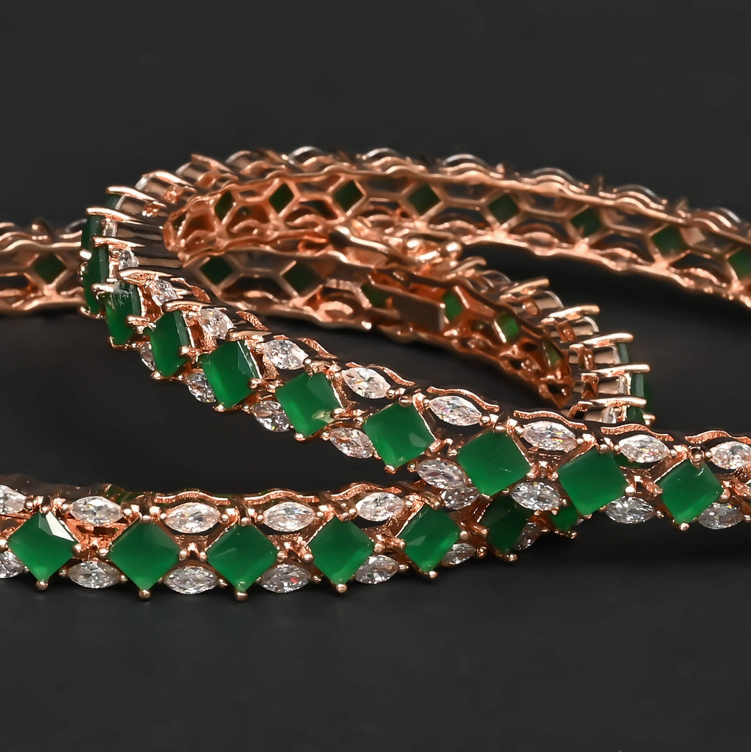 CZ Emerald Bangles