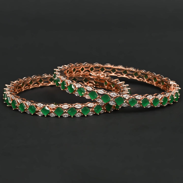 CZ Emerald Bangles