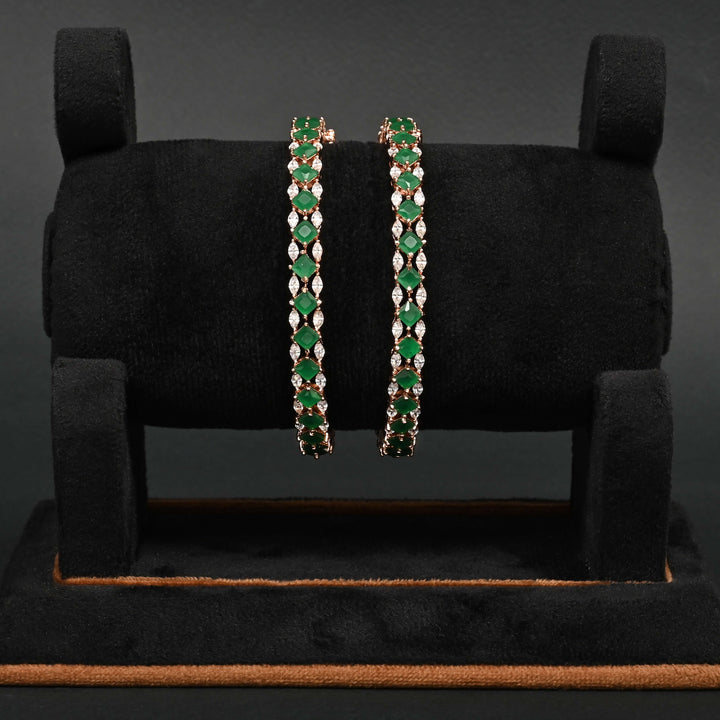 CZ Emerald Bangles