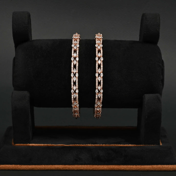 CZ Rose Gold Bangle