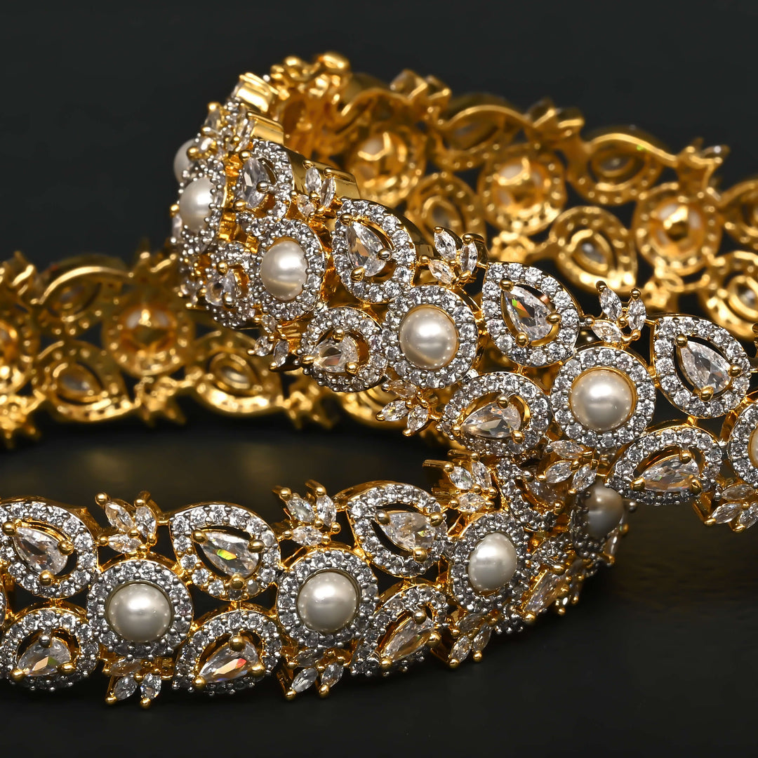 CZ Diamond Finish Bangles