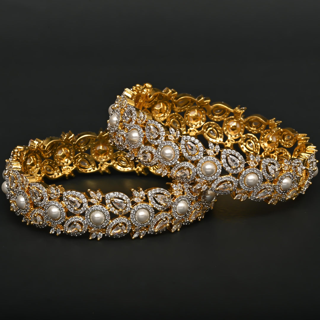 CZ Diamond Finish Bangles