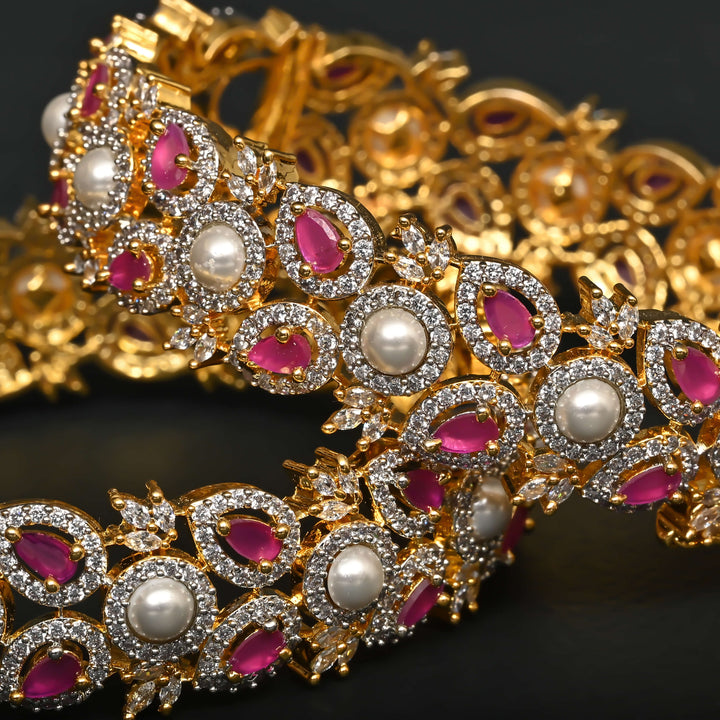 CZ Ruby Bangles