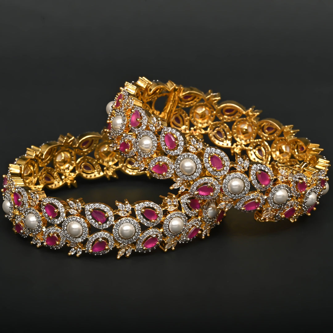 CZ Ruby Bangles