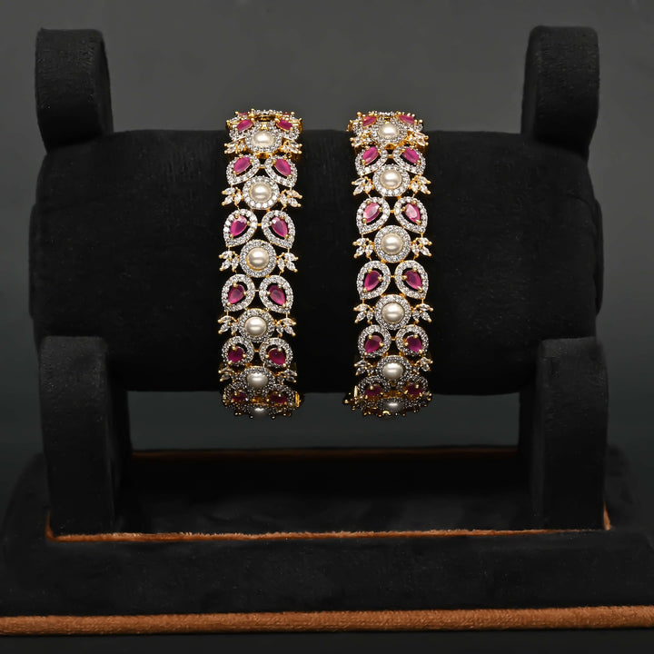 CZ Ruby Bangles