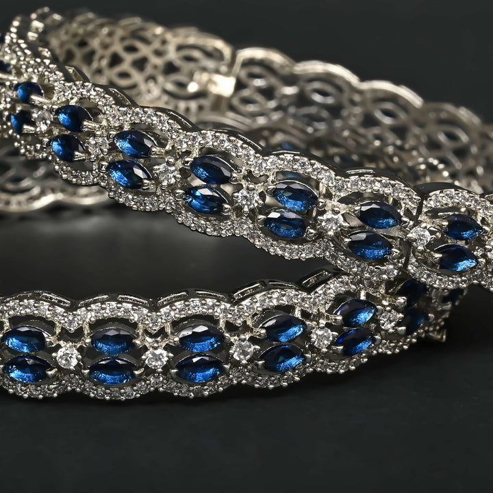 CZ Sapphire Bangles