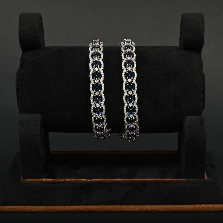 CZ Sapphire Bangles