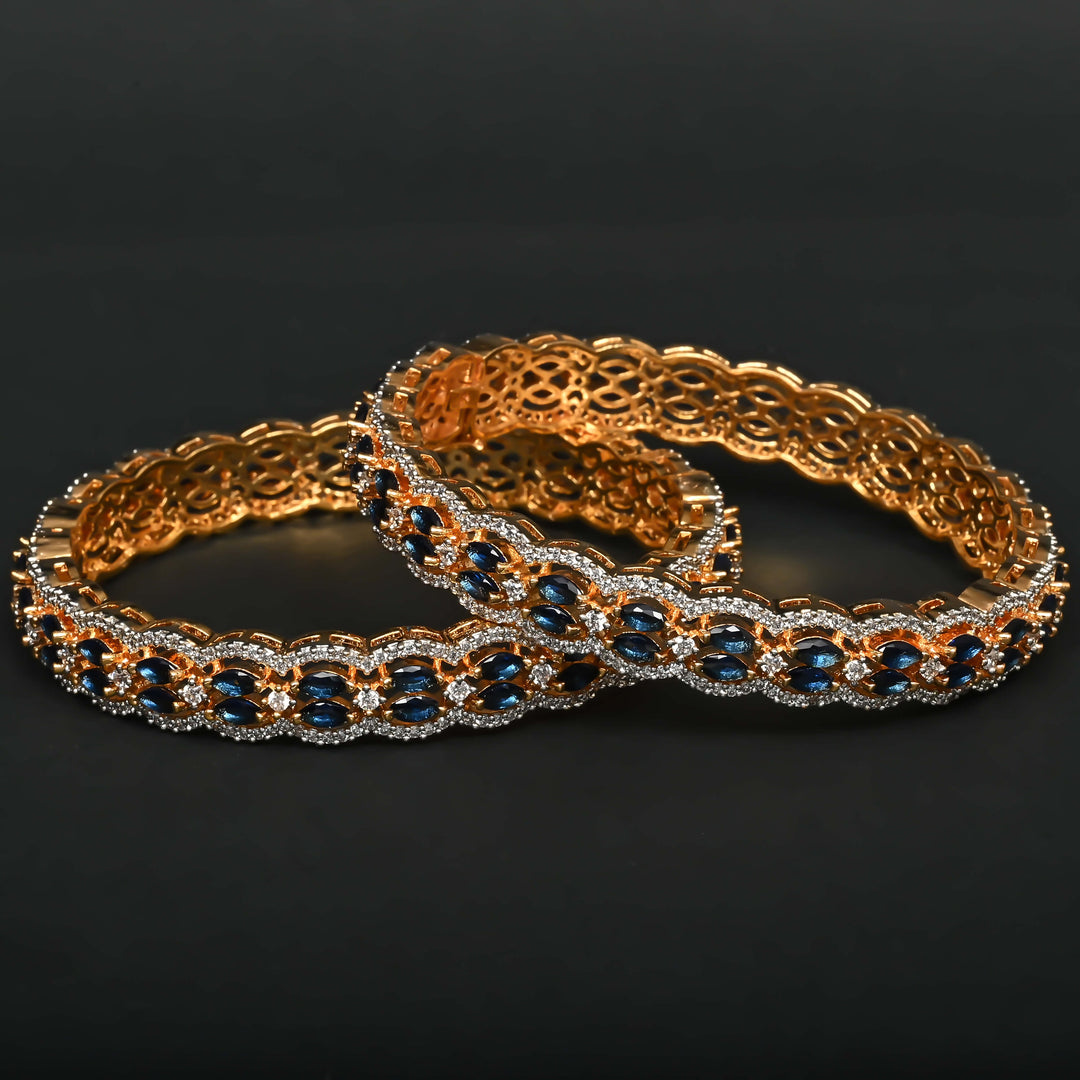 CZ Sapphire Bangles