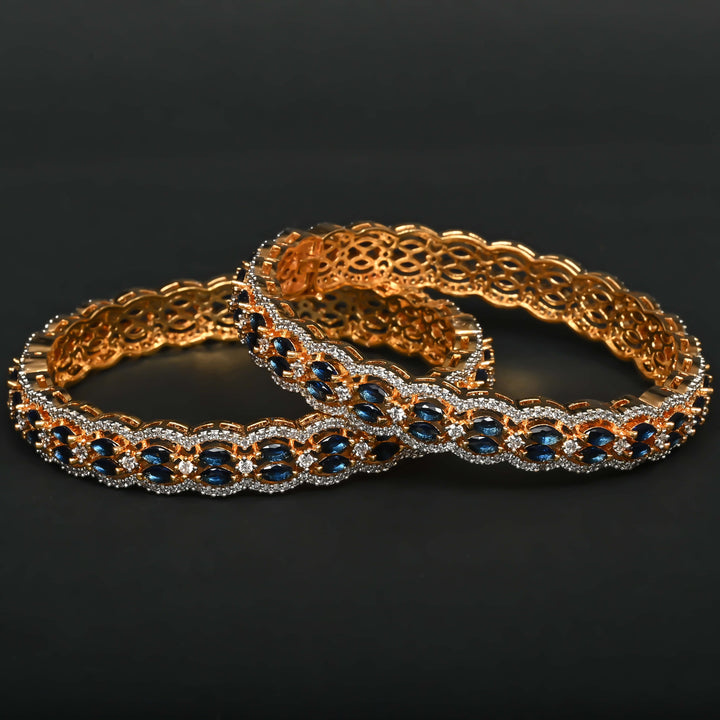 CZ Sapphire Bangles