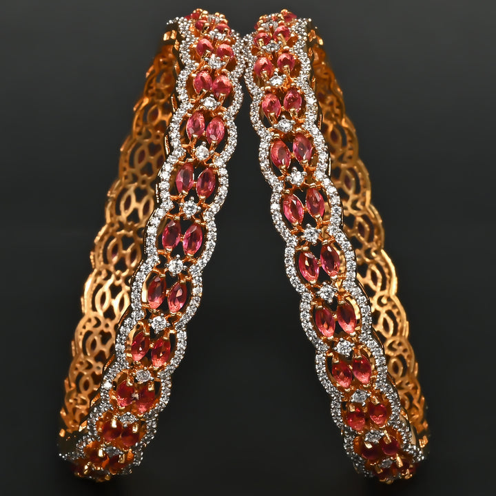 CZ Diamond Finish Bangles
