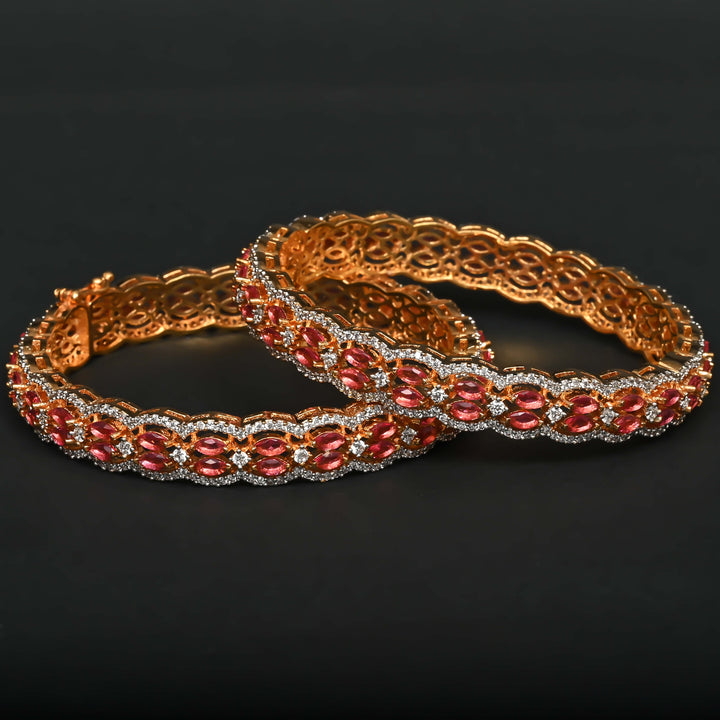 CZ Diamond Finish Bangles