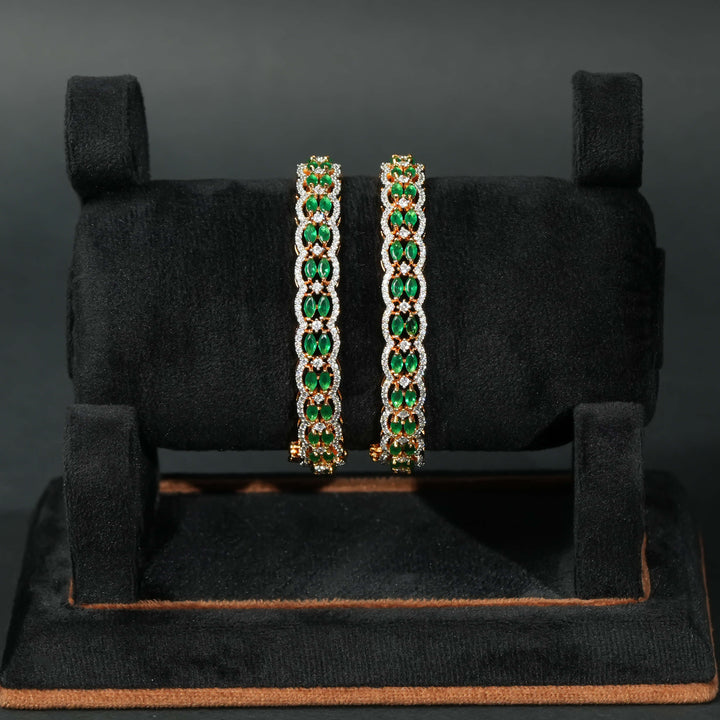 CZ Diamond Finish Bangles