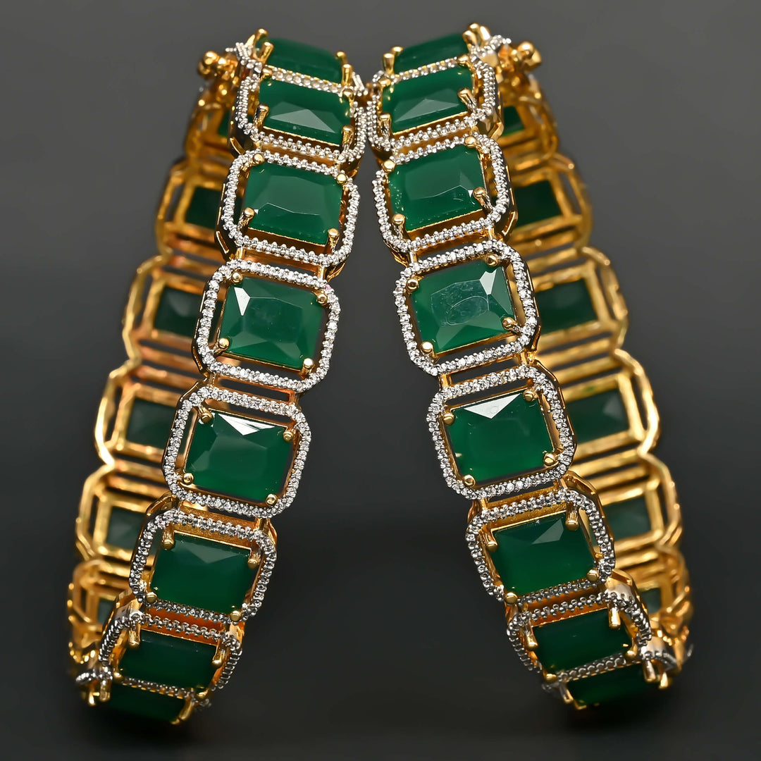 CZ Emerald Bangles