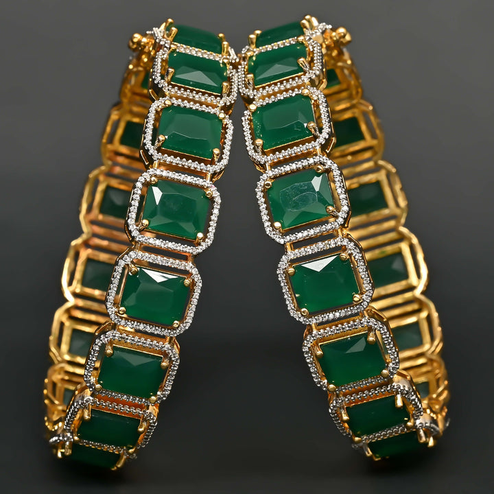 CZ Emerald Bangles