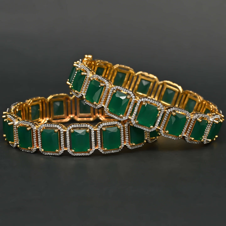 CZ Emerald Bangles
