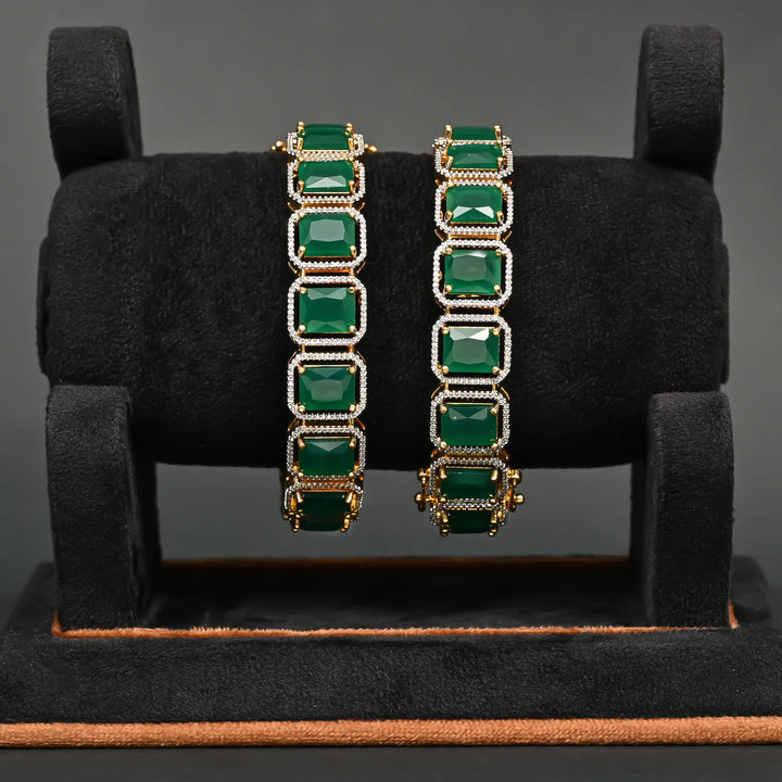 CZ Emerald Bangles