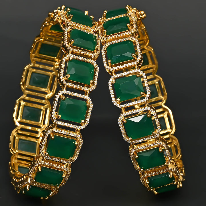 CZ Emerald Bangles