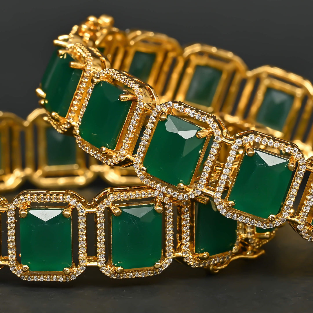 CZ Emerald Bangles