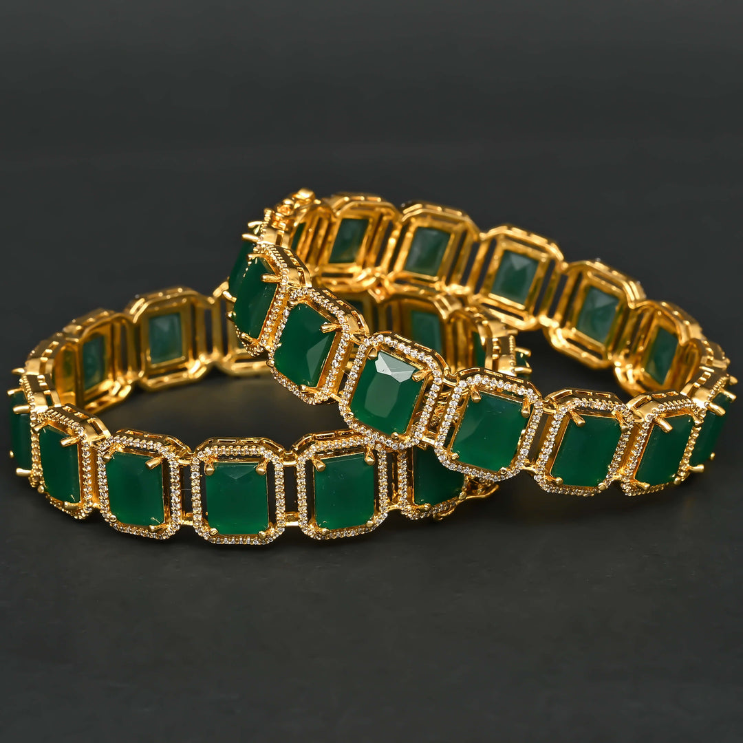 CZ Emerald Bangles