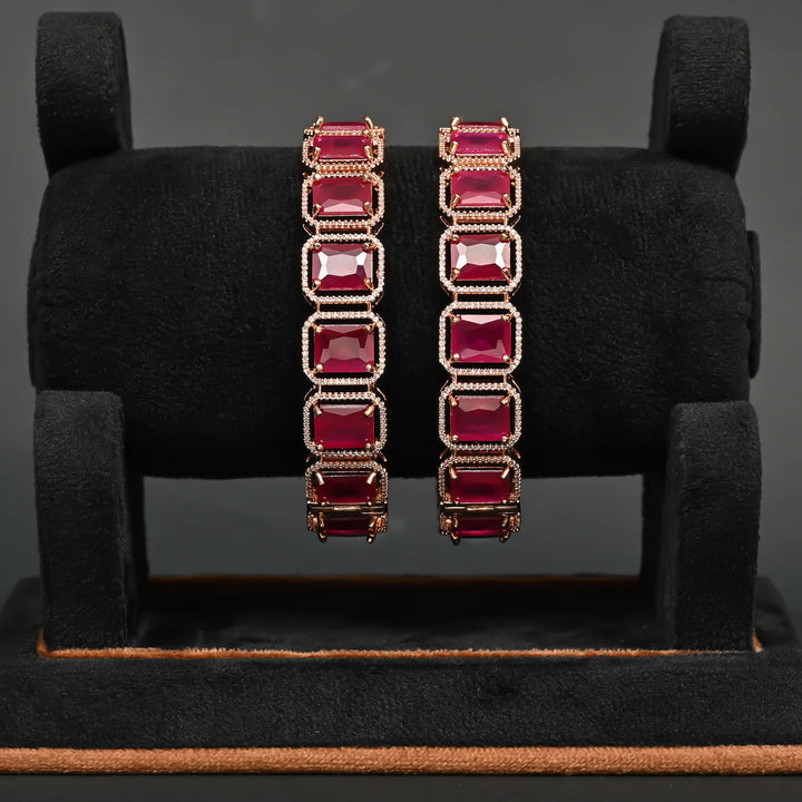CZ Ruby Bangles