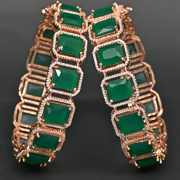 CZ Emerald Bangles
