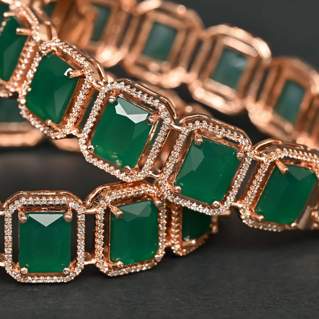CZ Emerald Bangles