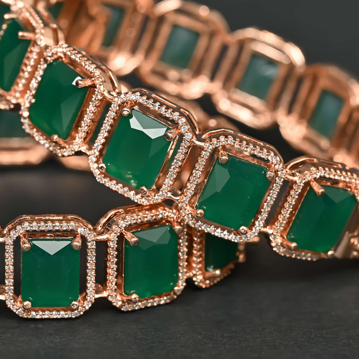 CZ Emerald Bangles