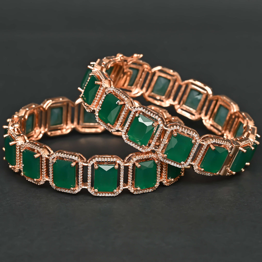 CZ Emerald Bangles
