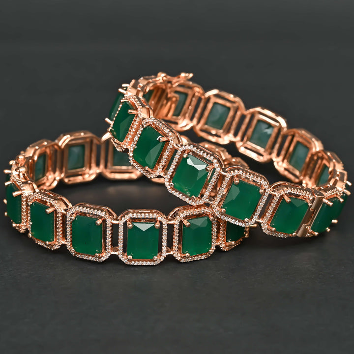 CZ Emerald Bangles