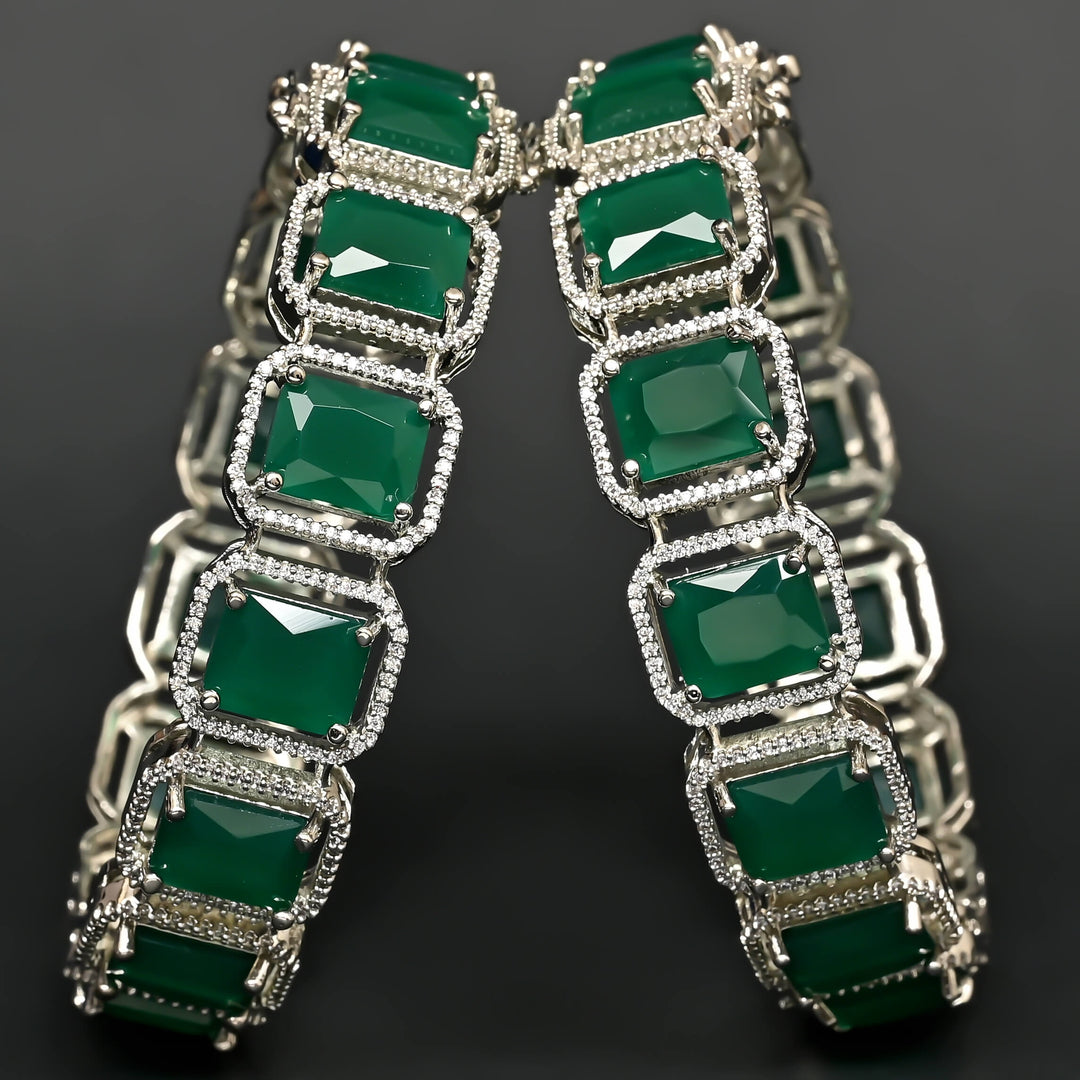 CZ Emerald Bangles