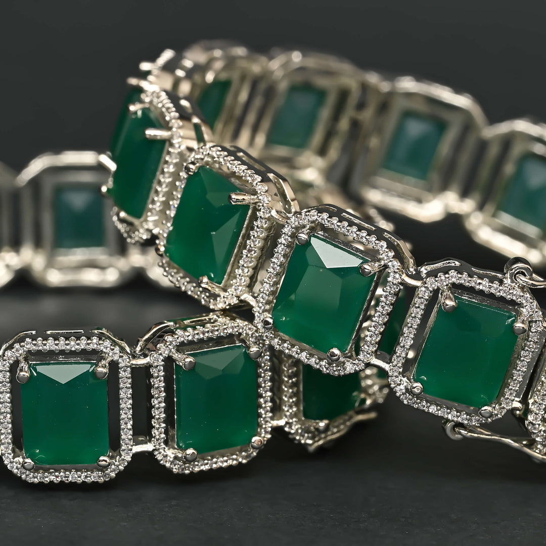 CZ Emerald Bangles