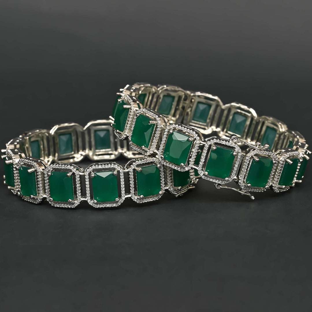 CZ Emerald Bangles