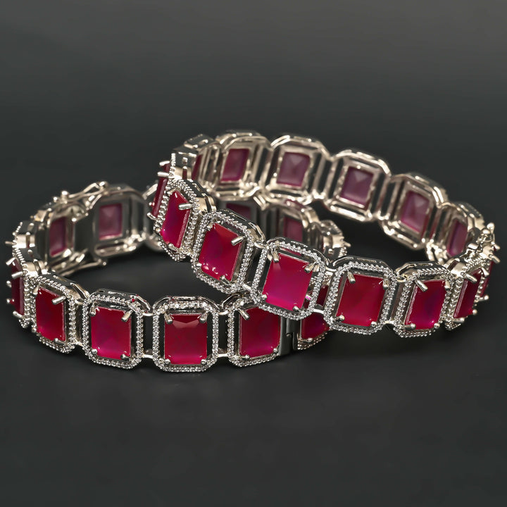 CZ Ruby Bangles
