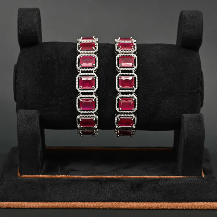 CZ Ruby Bangles