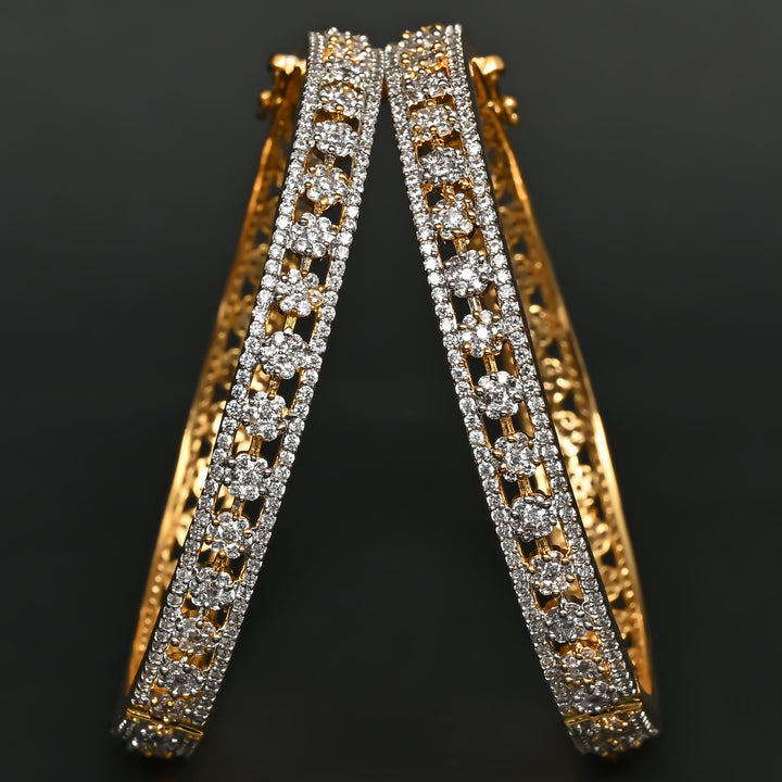 CZ Diamond Finish Bangles