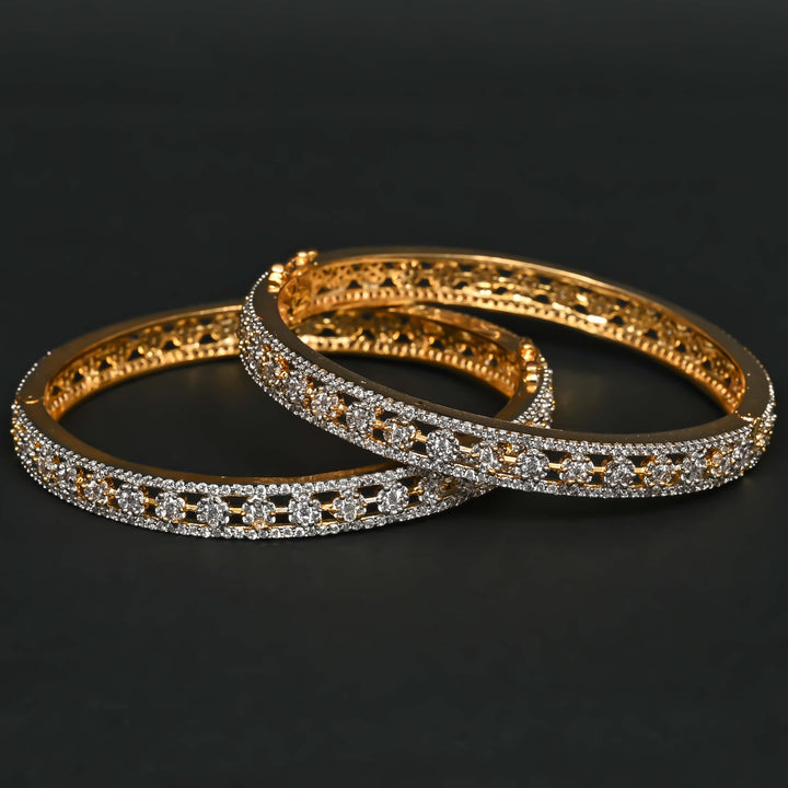 CZ Diamond Finish Bangles