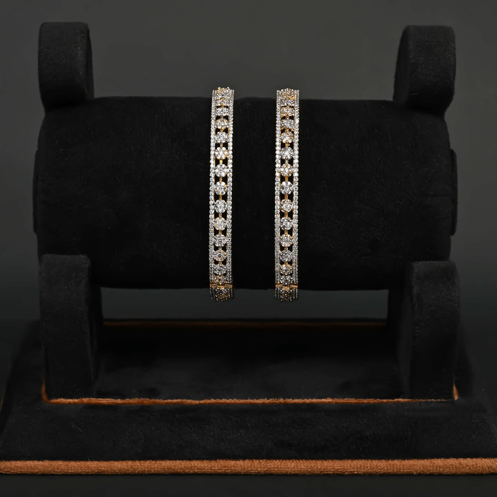 CZ Diamond Finish Bangles