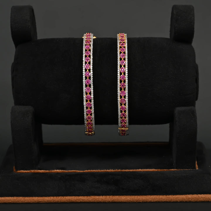 CZ Ruby Bangles