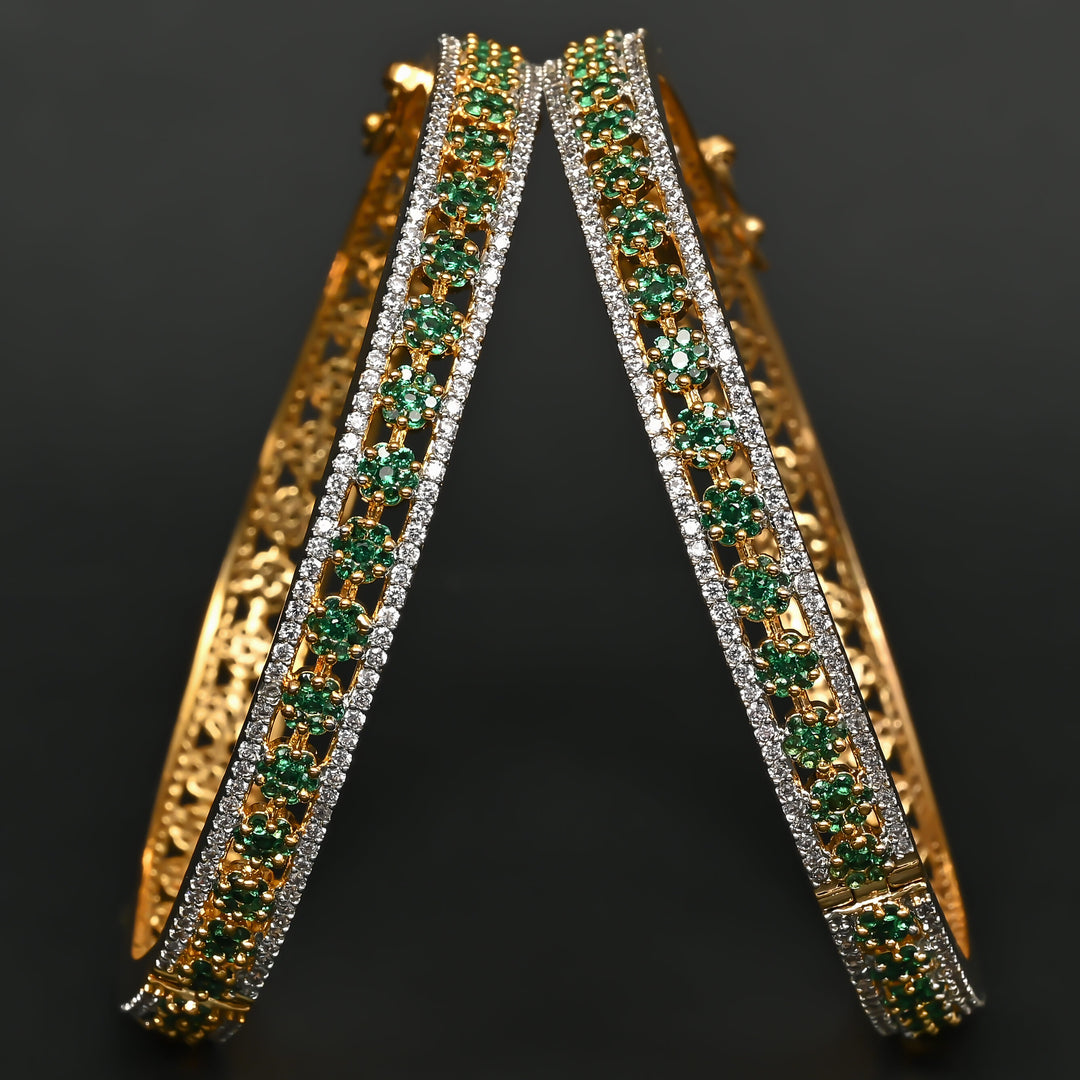 CZ Emerald Bangles