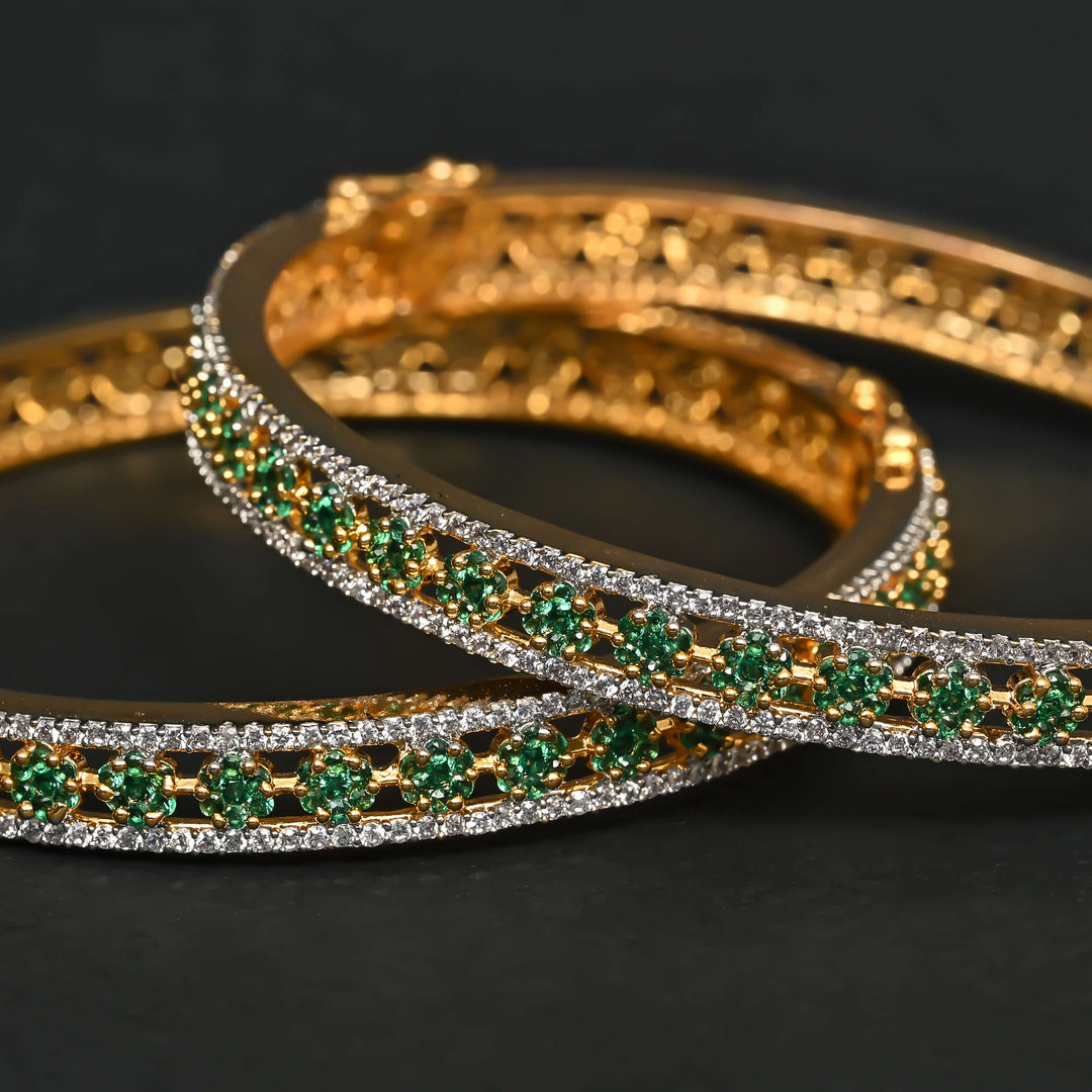 CZ Emerald Bangles