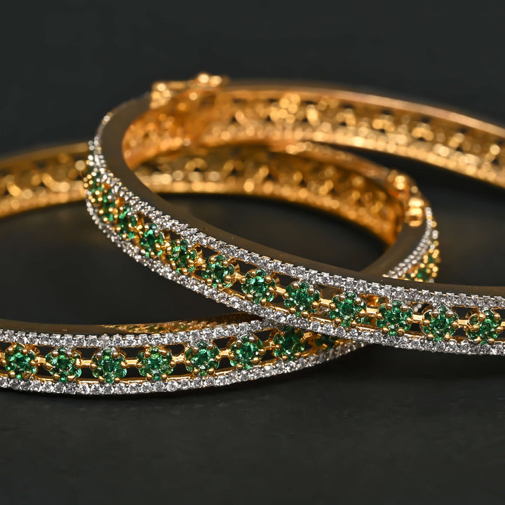 CZ Emerald Bangles