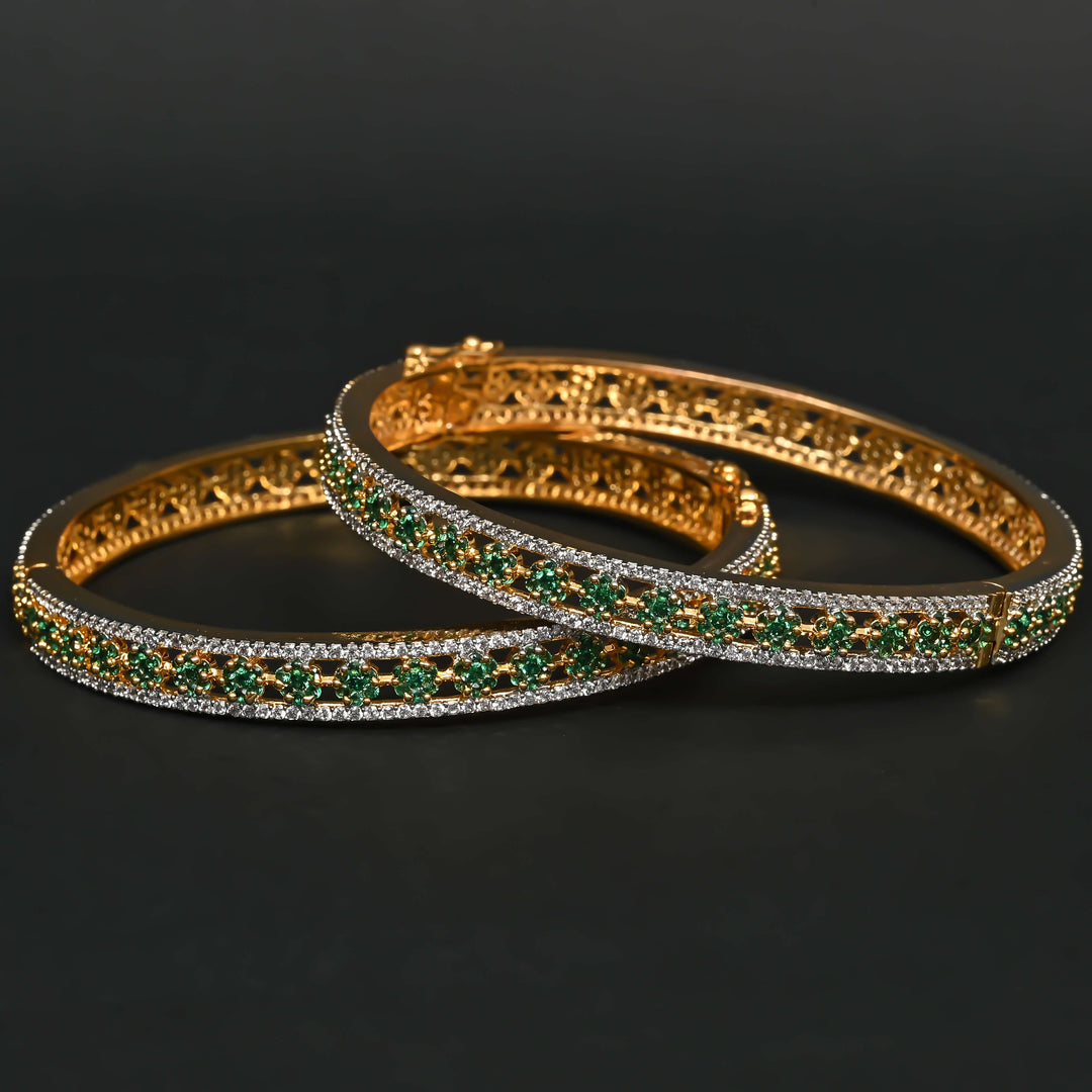 CZ Emerald Bangles