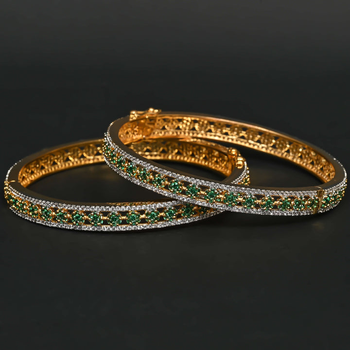 CZ Emerald Bangles